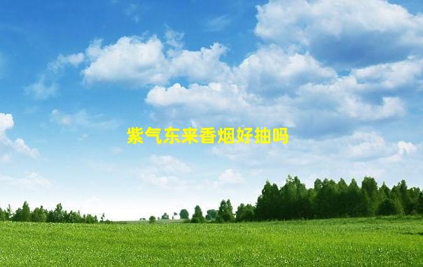 紫气东来香烟好抽吗？